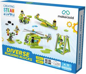 Конструктор Makerzoid Diverse Building Blocks (MKZ-BK-DB)