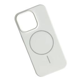 Чохол-накладка Infinity Silicone Case Luxury MagSafe для Apple iPhone 15 Pro Max White