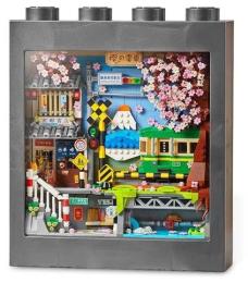 Конструктор LOZ 1907 Mini Трамвай Сакура