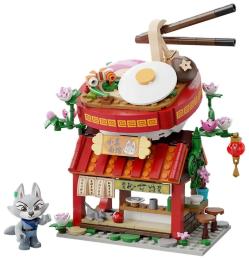 Конструктор Pantasy Kung Fu Panda Кунгфу Панда Міні Вид на вулицю  -  Раменна крамниця Чжена (86506)