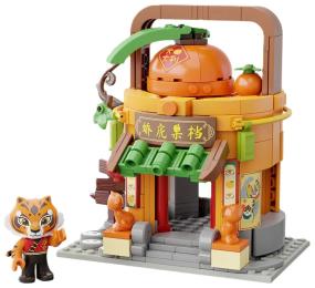 Конструктор Pantasy Kung Fu Panda Міні Вид на вулицю  -  Фруктова крамниця Тигриці (86508)