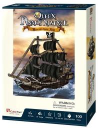 Конструктор CubicFun Корабель Помста королеви Анни (T4035h)