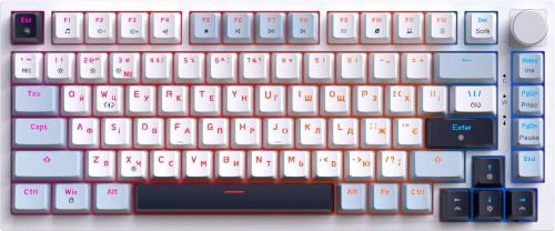 Клавіатура GamePro Genesis Warden White Blue (MK160BL)