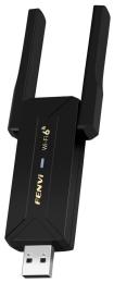 Мережевий адаптер Fenvi FU-AX900 Wi-Fi 6, Bluetooth 5.3 Dual Band 2.4G 5G Black