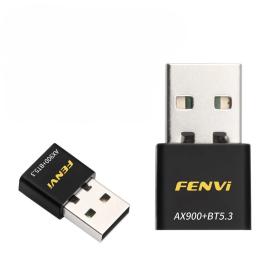 Мережевий адаптер Fenvi FU-AX900B Wi-Fi 6, Bluetooth 5.3 Dual Band 2.4G 5G Black