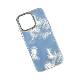 Чохол-накладка Infinity Silicone Shiny Mountain для Apple iPhone 11 White