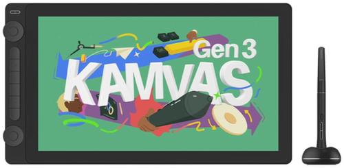 Графічний планшет Huion Kamvas 16 (Gen 3) Black (GS1563) + рукавичка