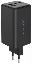 Адаптер живлення для телефона Proove Pocket GaN Max 100W (2Type-C + USB) Black
