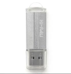 Флеш память Hi-Rali Corsair Series HI-8GBCORSL Silver 08 GB USB 2.0