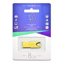 Флеш память T&amp;G 117 Metal Series TG117GD-8G Gold 08 GB USB 2.0