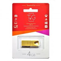 Флеш память T&amp;G 117 Metal Series TG117GD-4G Gold 04 GB USB 2.0