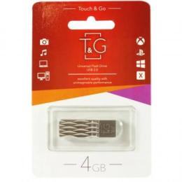 Флеш память T&amp;G 103 Metal Series TG103-4G Silver 04 GB USB 2.0