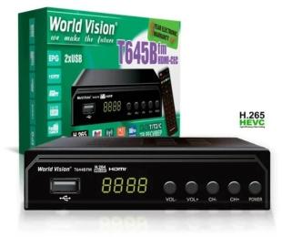 Ресивер World Vision T645B FM H.265 (HEVC)