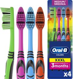 Зубна щітка Oral-B Colors (8001090675521) 4 шт