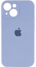 Чохол-накладка EpiK Silicone Case Full Camera Protective (AA) для Apple iPhone 15 (6.1) Lilac Blue (00000066390_3)