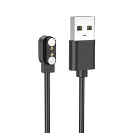 Зарядний кабель Hoco Y20 Smart sports watch charging cable Black (6942007619424)