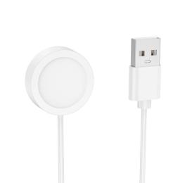 Бездротовий зарядний пристрій для смарт-годинника Hoco Y30 Smart sports watch charging cable White (6942007648981)