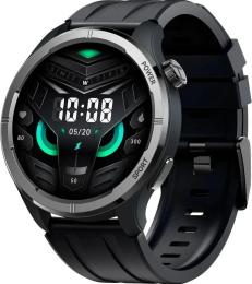 Смарт-годинник Haylou Solar Neo Black (Silicone + Braided strap)