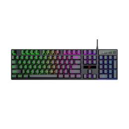 Клавіатура Havit HV-KB101L RGB Black (ENG/UKR)