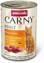 Корм вологий Carny Adult Beef Chicken для дорослих котів з яловичиною та куркою 400 г