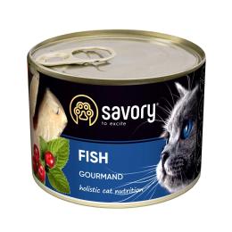 Корм вологий Savory Cat Can Adult Fish 200 г