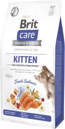 Корм сухий Brit Care Cat Grain Free Kitten Gentle Digestion Strong Immunity для кошенят для міцного імунітету з лососем 7 кг