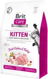 Корм сухий Brit Care Cat Grain Free Kitten Healthy Growth and Development для кошенят для здорового зростання та розвитку 400 г