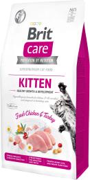 Корм сухий Brit Care Cat Grain Free Kitten Healthy Growth and Development для кошенят для здорового зростання та розвитку 7 кг