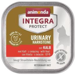 Корм ветеринарний вологий Animonda Integra Protect Urinary Struvit - dish with veal для котів при сечокам яній хворобі страва з телятиною алютрай 100г