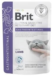Корм вологий Brit GF VD Gastrointestinal для котів з ягням 85 г