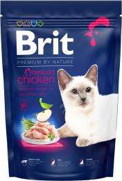 Корм сухий Brit Premium by Nature Cat Sterilised Chicken для стерилізованих котів з куркою 1,5 кг