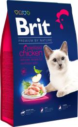 Корм сухий Brit Premium by Nature Cat Sterilised Chicken для стерилізованих котів з куркою 8 кг