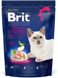 Корм сухий Brit Premium by Nature Cat Sterilised Chicken для стерилізованих котів з куркою 800 г