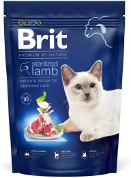 Корм сухий Brit Premium by Nature Cat Sterilized Lamb для стерилізованих котів з ягням 8 кг