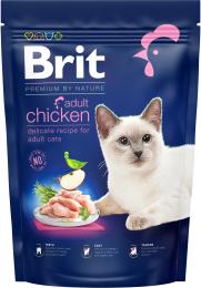 Корм сухий Brit Premium Cat by Nature Adult Chicken для дорослих котів з куркою 800 г