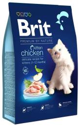 Корм сухий Brit Premium by Nature Cat Kitten для кошенят від 1 до 12 місяців з куркою 800 г