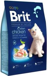 Корм сухий Brit Premium by Nature Cat Kitten для кошенят з куркою 8 кг
