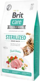 Корм сухий Brit Care Cat Grain Free Sterilized Urinary Health для стерилізованих котів для підтримання сечостатевої системи з куркою 7 кг