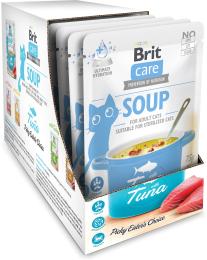 НАБІР Корм вологий Brit Care Soup Tuna д/котів суп з тунцем 75 г 15 шт