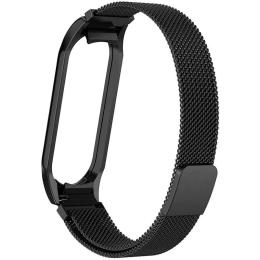 Ремінець для фітнес-браслету Xiaomi для Xiaomi Mi Band 5 Milanese Black