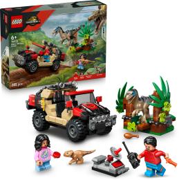 Конструктор LEGO Jurassic World (76972) Втеча по бездоріжжю від раптора