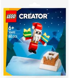 Конструктор LEGO Creator Різдвяні забави з димарем із Сантою (30692)