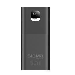 Зовнішній портативний акумулятор Sigma mobile X-power SI30A6QLX 30000mAh Black PD65W