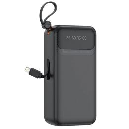 Зовнішній портативний акумулятор XO PR280 30000mAh Black 10W