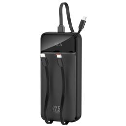 Зовнішній портативний акумулятор XO PR275 20000mAh Black 22.5W