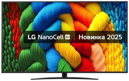 Телевізор LG 75NANO81A6A Black 75