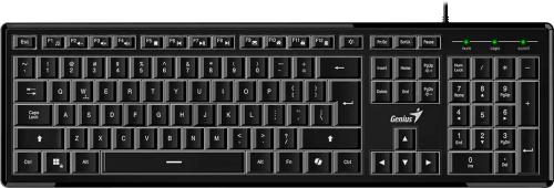 Клавіатура Genius SlimStar 820 Black (31310055410) ENG/UKR