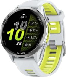 Смарт-годинник Garmin Forerunner 970 Titanium w. Whitestone Case and Whitestone/T. Amp Yellow Band (010-02969-11)