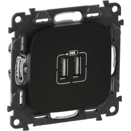 Розетка Legrand Valena ALLURE Antracite