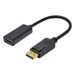 Перехідник STLab DisplayPort(тато) - HDMI(мама) Black